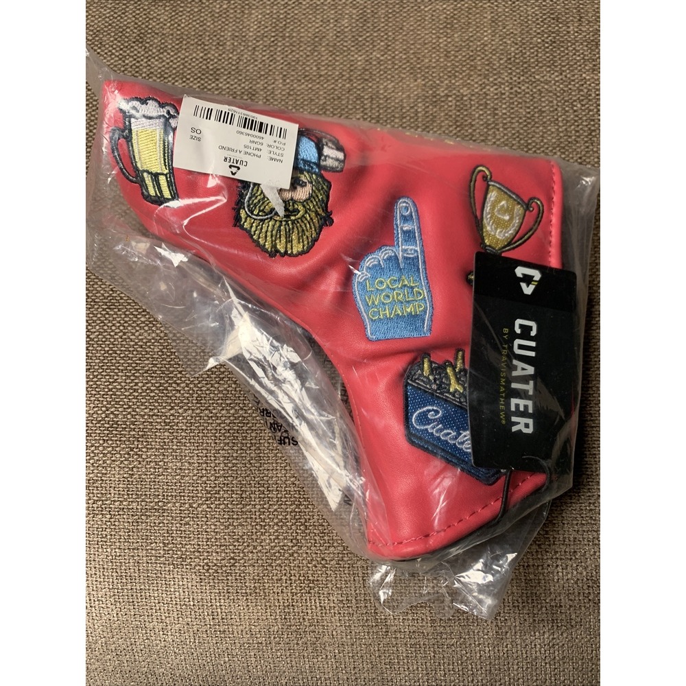 Cuater by TravisMathew Phone A Friend Putter Headcover- Factory Seal